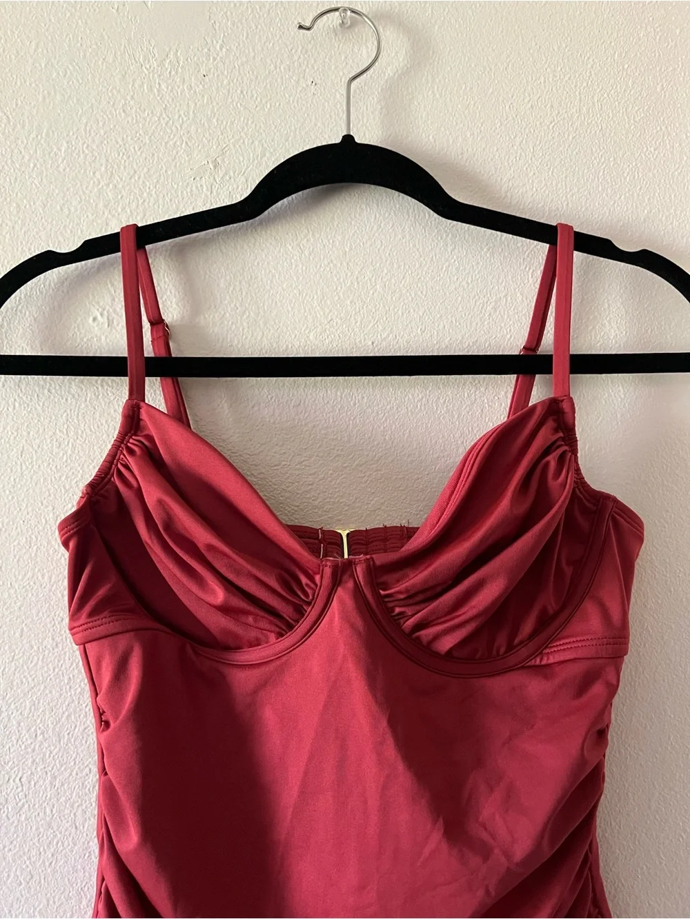 Shade & Shore, Women's Shirred Underwire Full Coverage One Piece Swimsuit